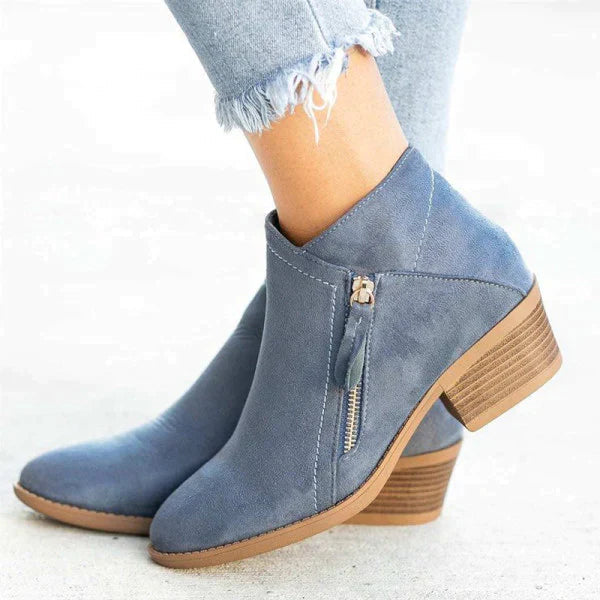 Womens Zip Front Orthopedic Boots