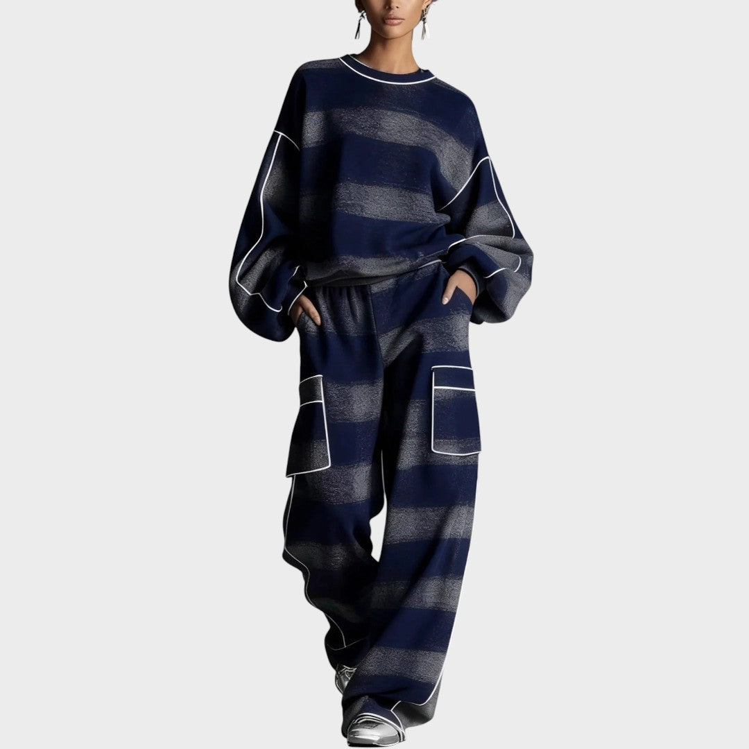 Neasa | Knit Top & Pants Set