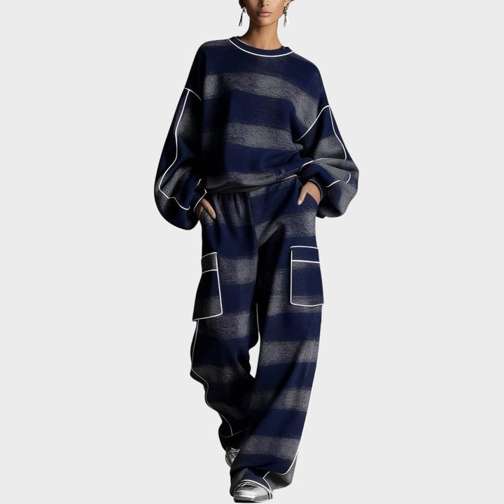Neasa | Knit Top & Pants Set
