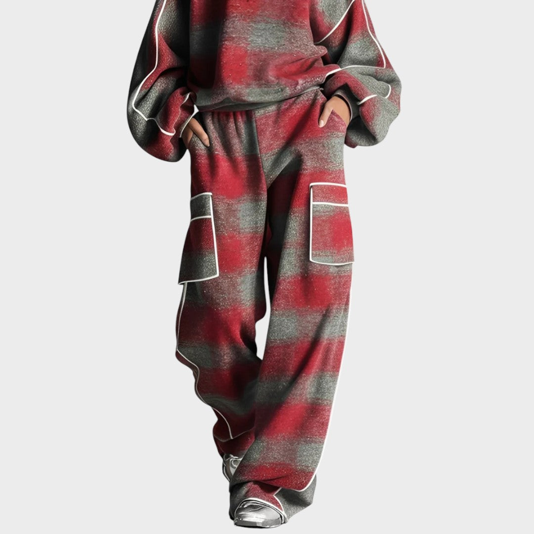 Neasa | Knit Top & Pants Set