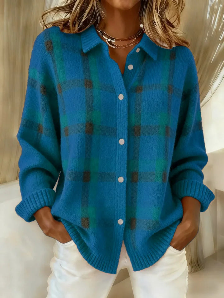 Cait | Colourful Soft Button-Up Shirt