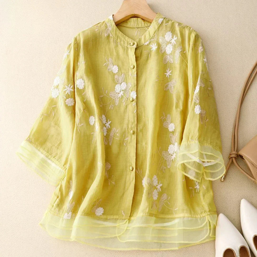 Laurienne™ | Embroidered blouse