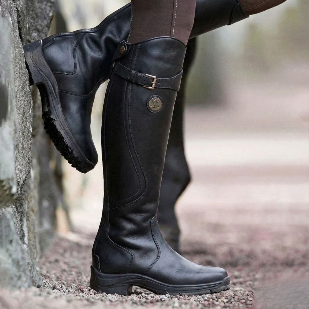 Nollaig | Waterproof Knee High Leather Boots