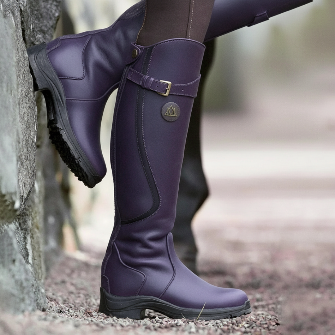 Nollaig | Waterproof Knee High Leather Boots