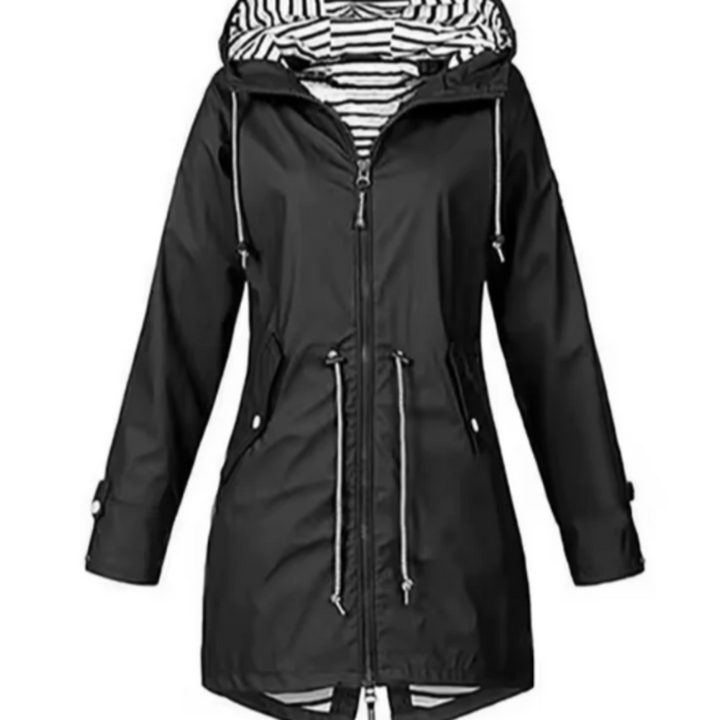 Womens Hooded Oversized Waterproof Jacket