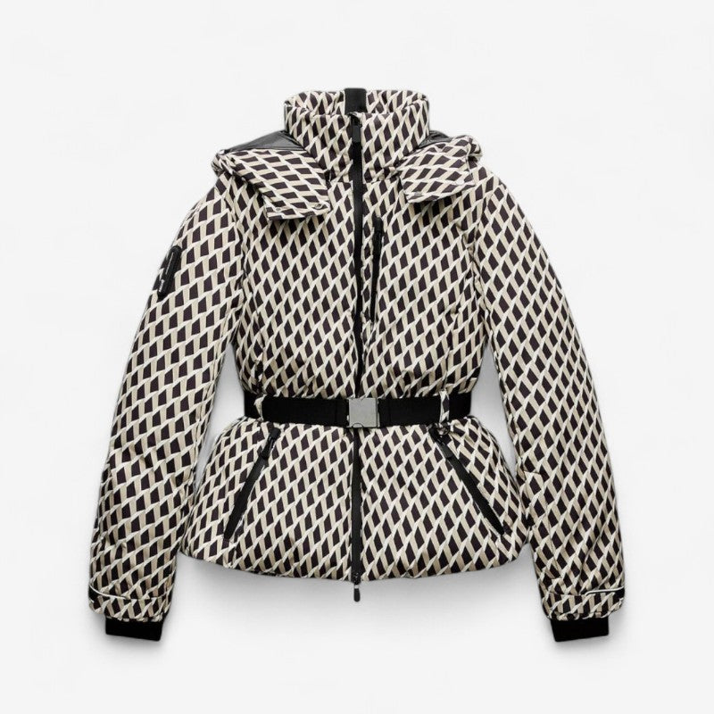 Hooded Oversized Belted Jacket