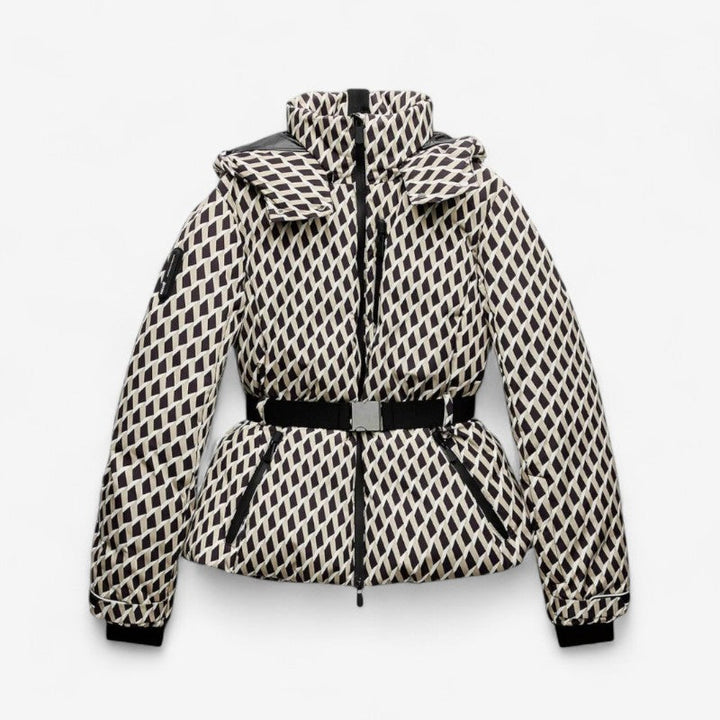 Hooded Oversized Belted Jacket