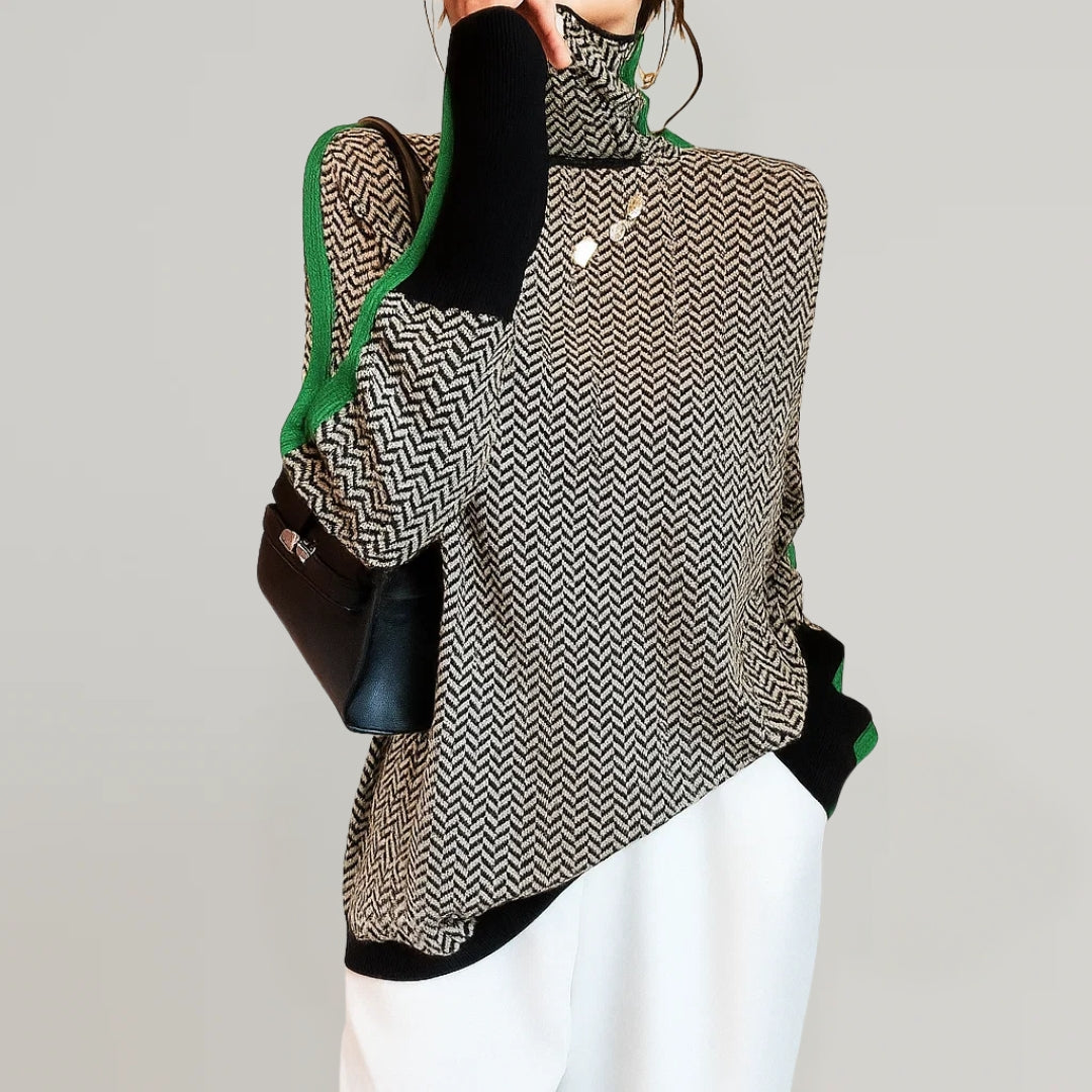 Martina | High Neck Sweater