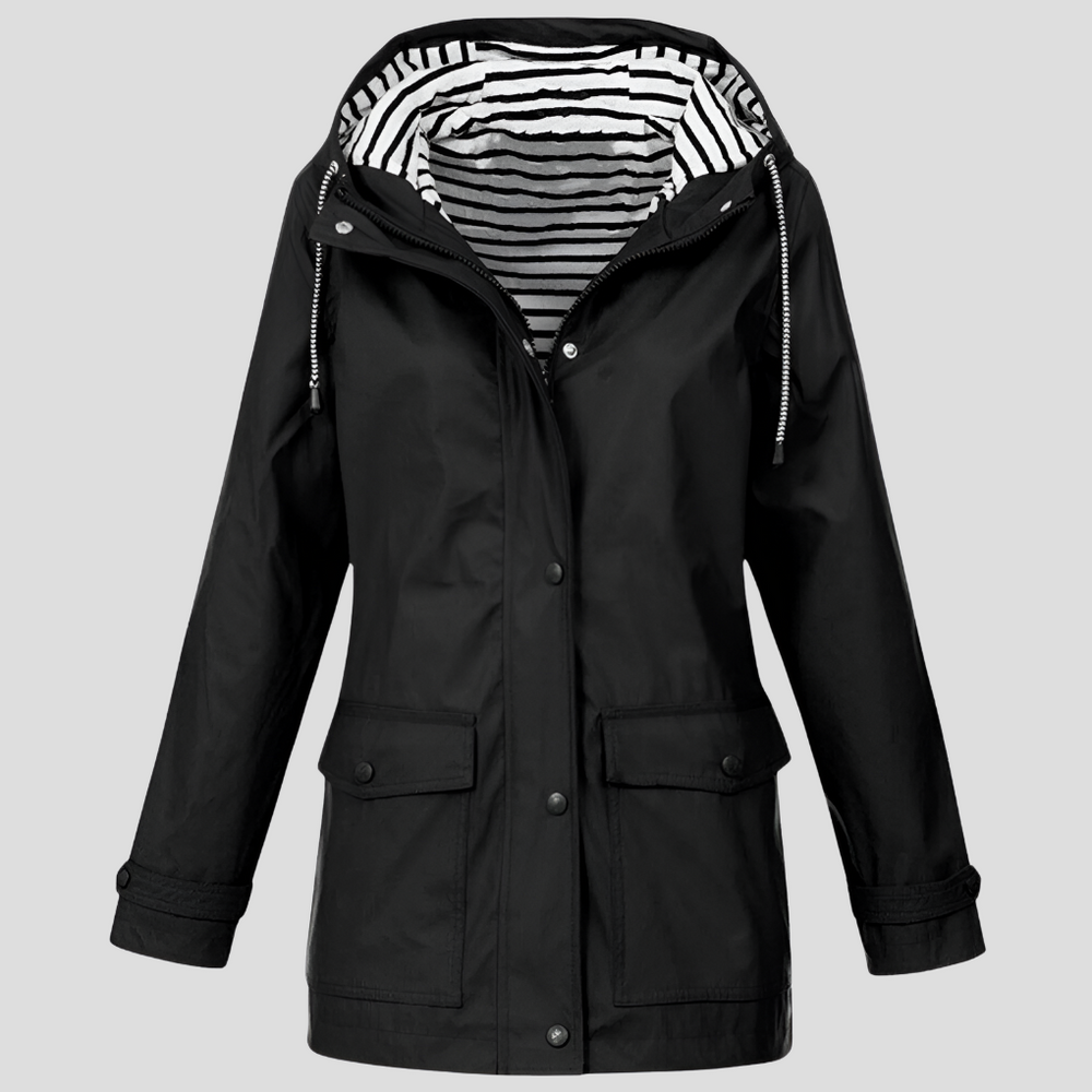 Womens Water Resistant Hooded Jacket