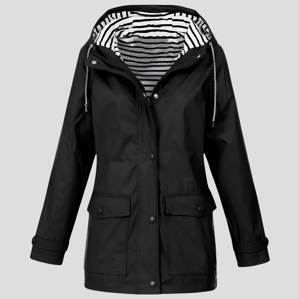 Womens Water Resistant Hooded Jacket