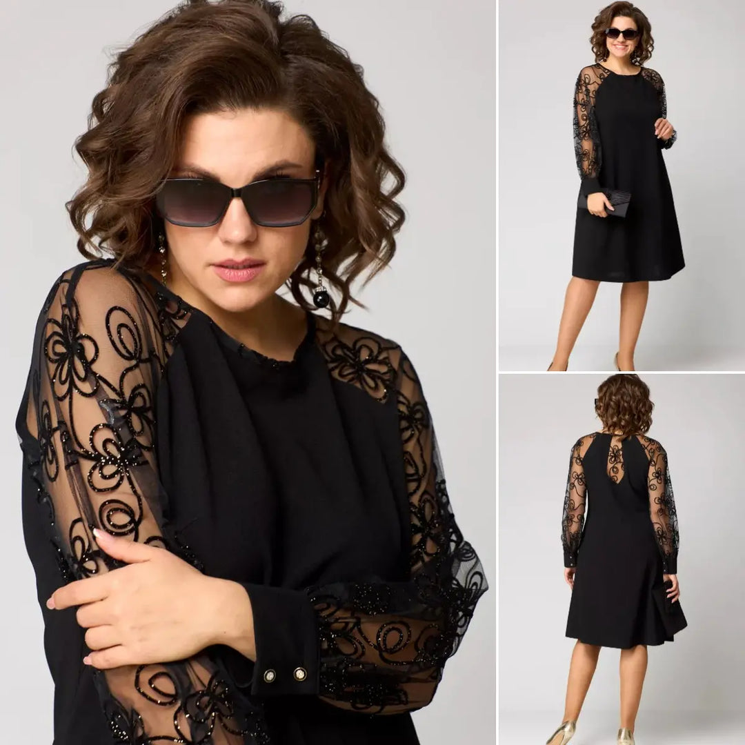 Granya | Classic Midi Dress for Special Occasions