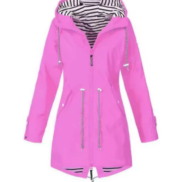 Womens Hooded Oversized Waterproof Jacket