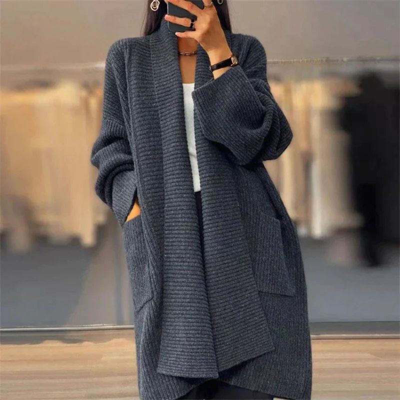 Womens Oversized Cardigan with Large Pockets