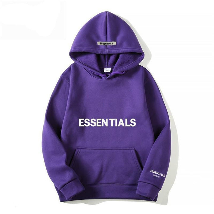 Mens Hooded Long Sleeve Fleece Hoodie