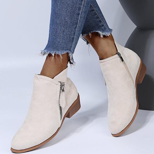 Womens Zip Front Orthopedic Boots