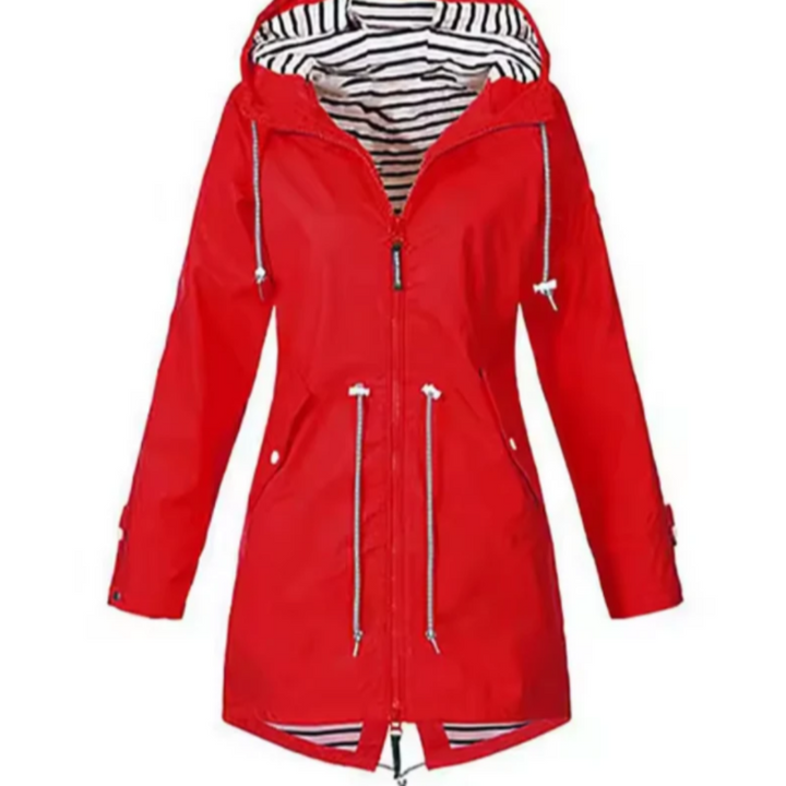 Womens Hooded Oversized Waterproof Jacket