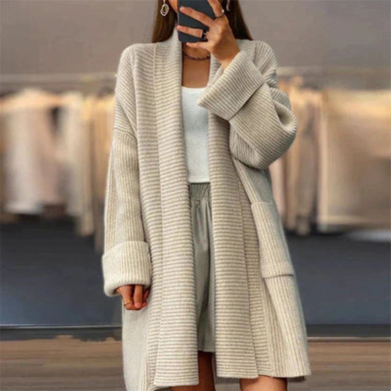 Womens Oversized Cardigan with Large Pockets