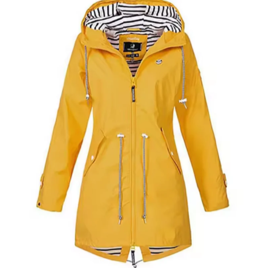 Womens Hooded Oversized Waterproof Jacket