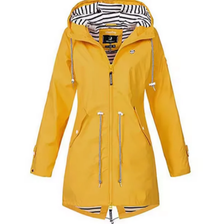 Womens Hooded Oversized Waterproof Jacket