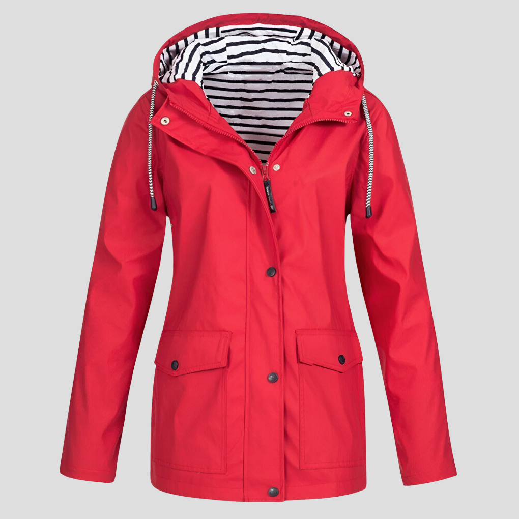 Womens Water Resistant Hooded Jacket