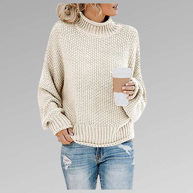 Olivia | Sweater with High Collar