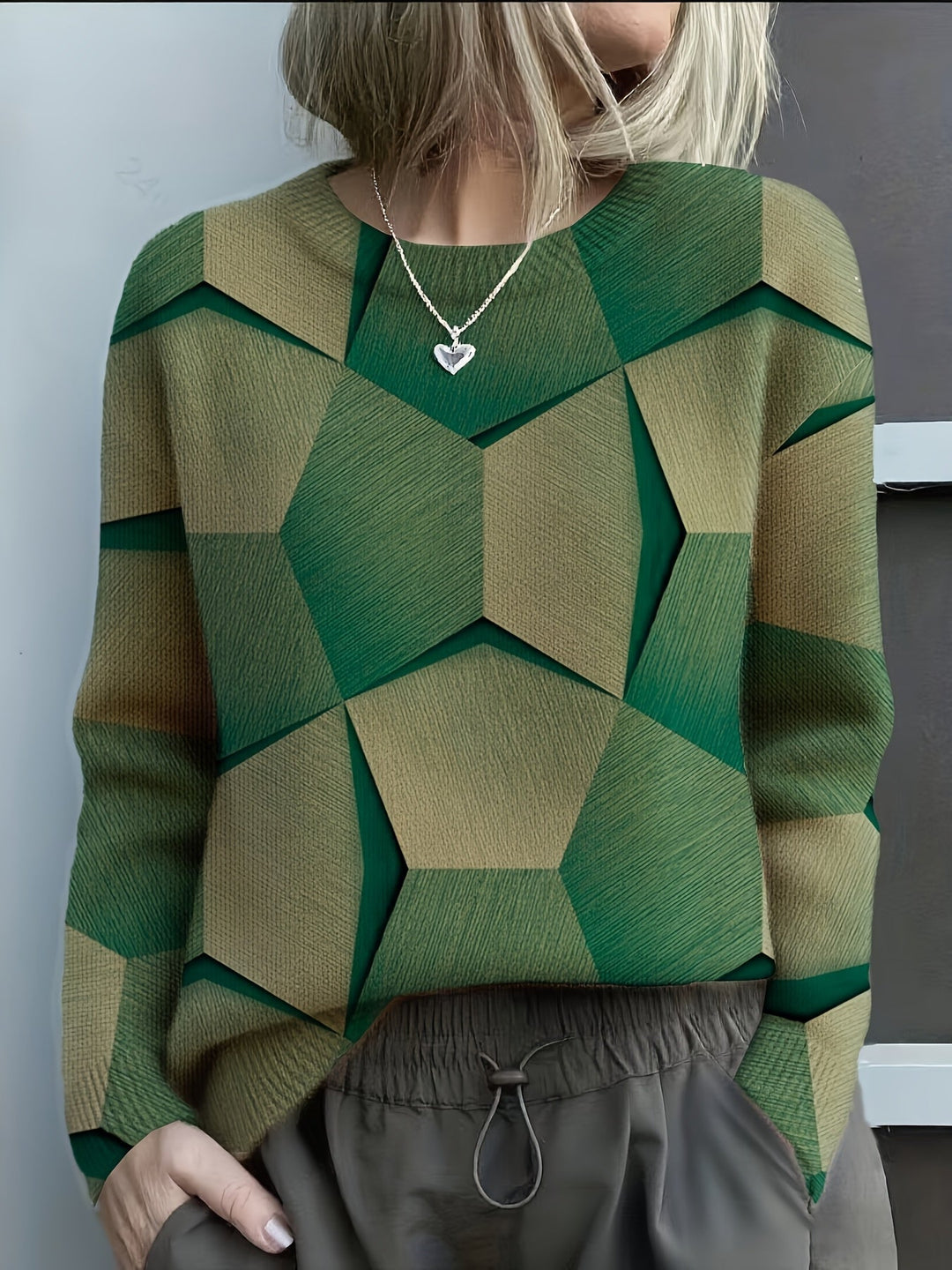 Caoimhe | Artistic Geometric Sweatshirt
