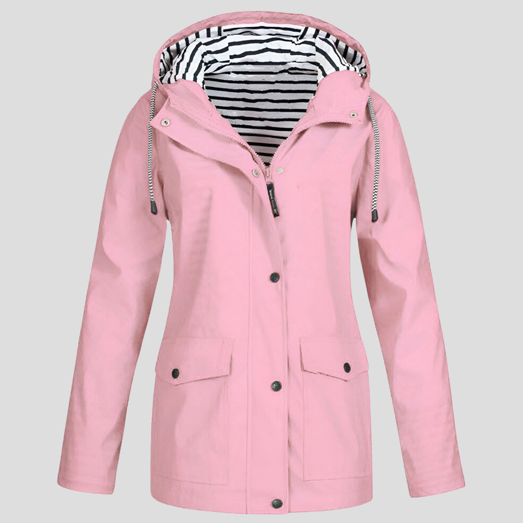 Womens Water Resistant Hooded Jacket