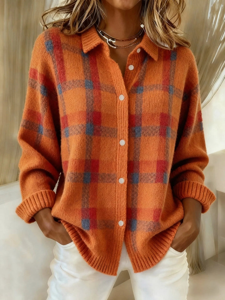 Cait | Colourful Soft Button-Up Shirt