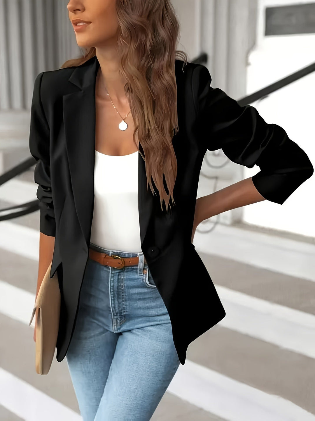 Womens Tailored Casual Blazer