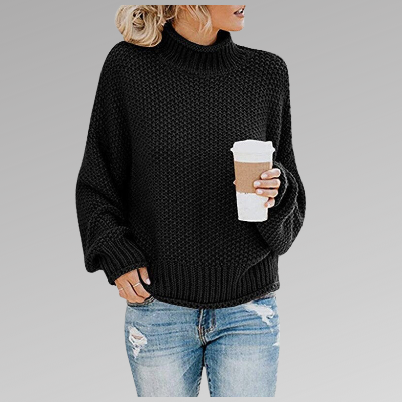Olivia | Sweater with High Collar