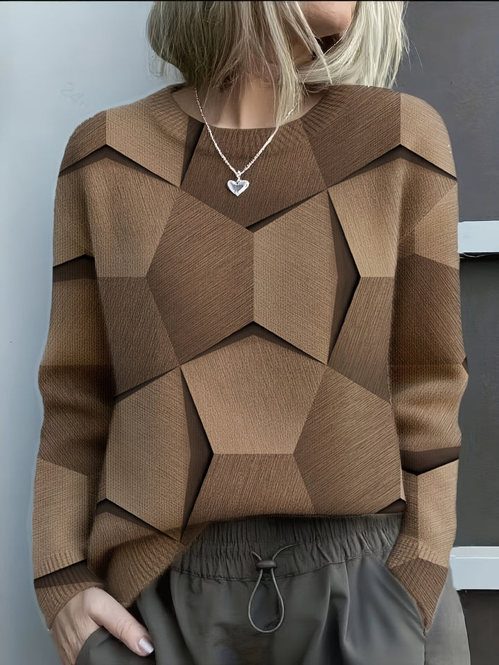 Caoimhe | Artistic Geometric Sweatshirt