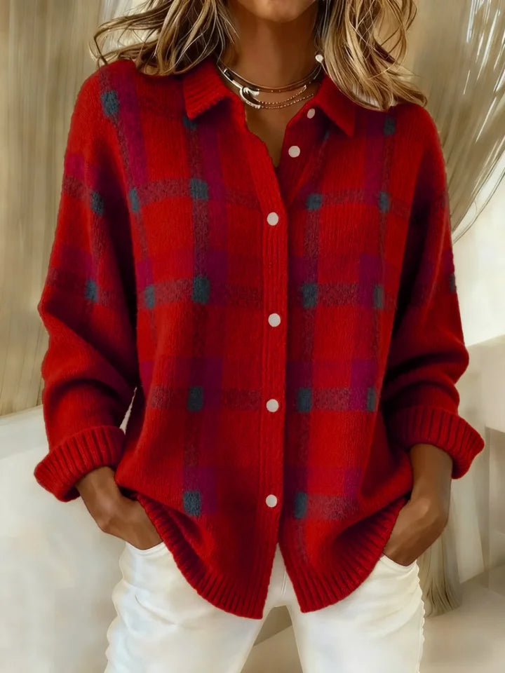 Cait | Colourful Soft Button-Up Shirt