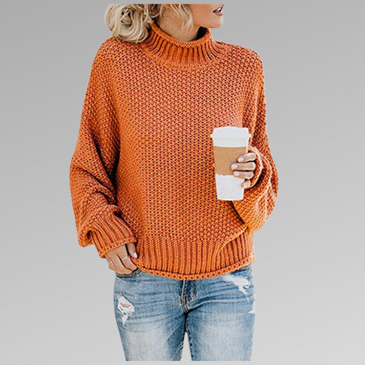 Olivia | Sweater with High Collar