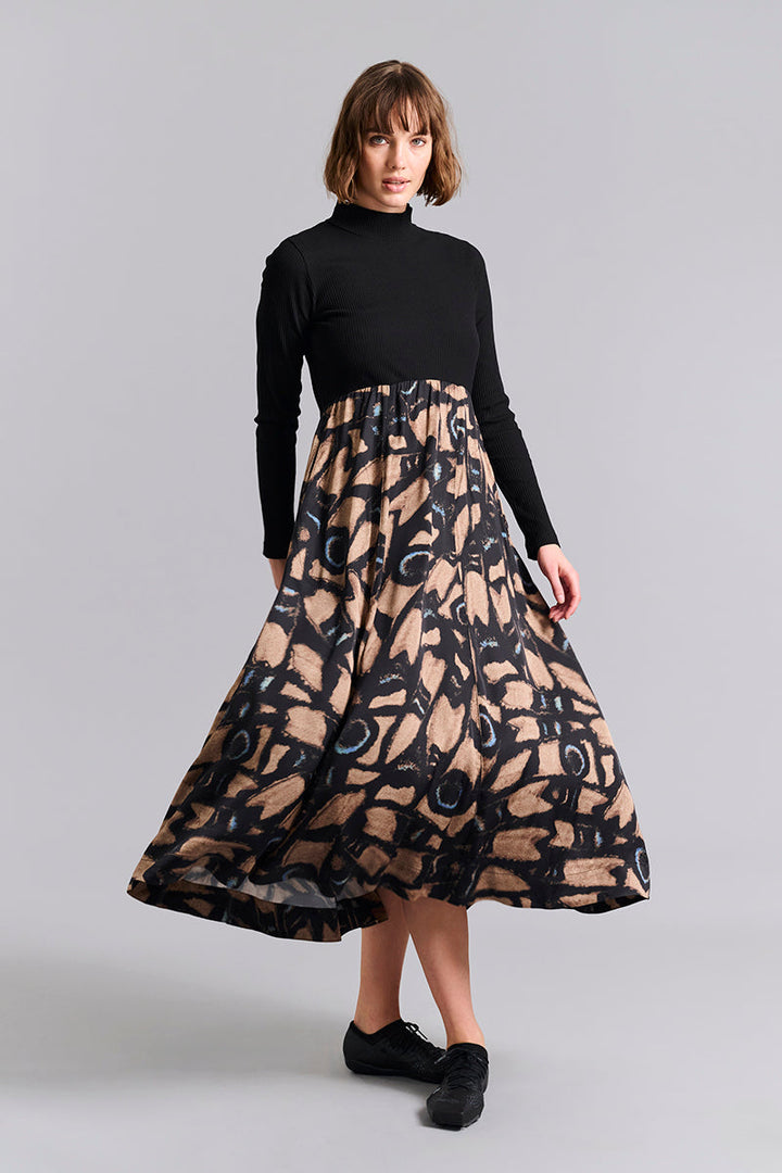 Sorcha | Kuhaki High-Neck Dress