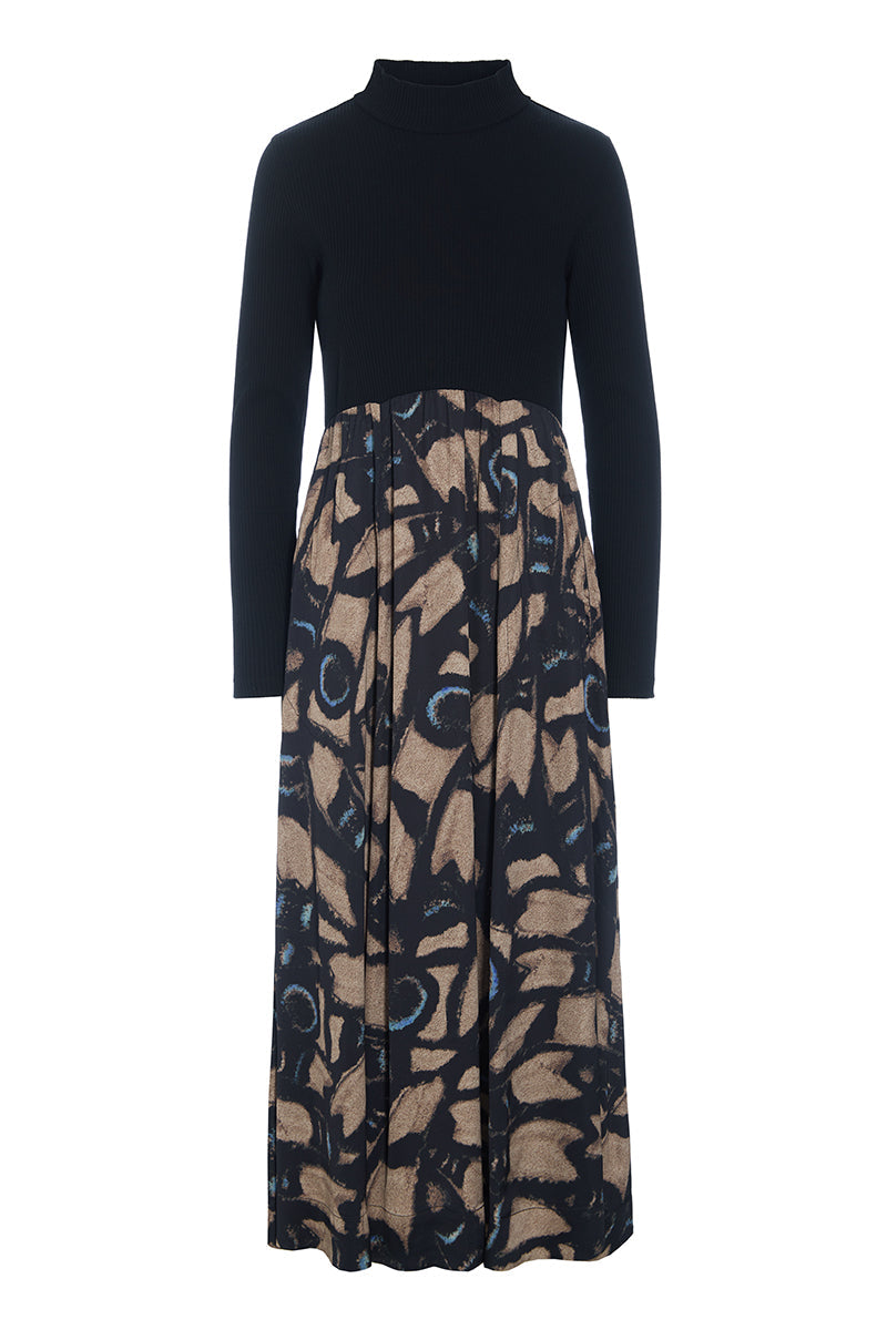 Sorcha | Kuhaki High-Neck Dress