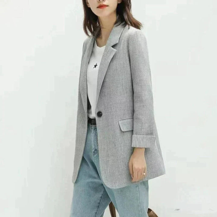 Womens Notch-Lapel Elegant Blazer