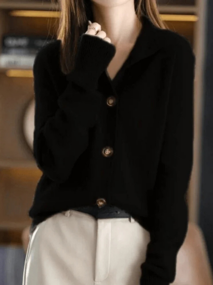 Relaxed Button Front Cardigan