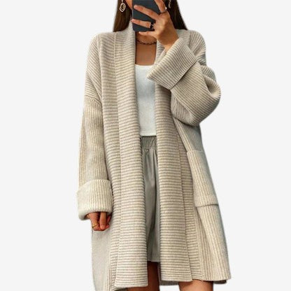 Womens Oversized Cardigan with Large Pockets
