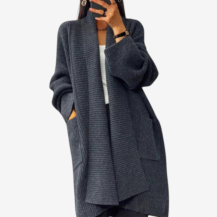 Womens Oversized Cardigan with Large Pockets