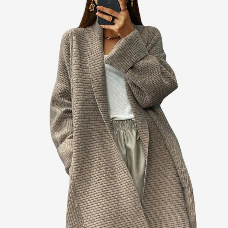 Womens Oversized Cardigan with Large Pockets