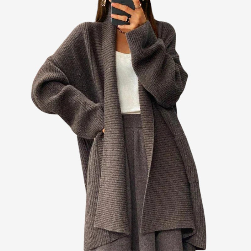 Womens Oversized Cardigan with Large Pockets