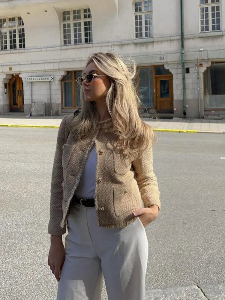 Longline Tweed Jacket