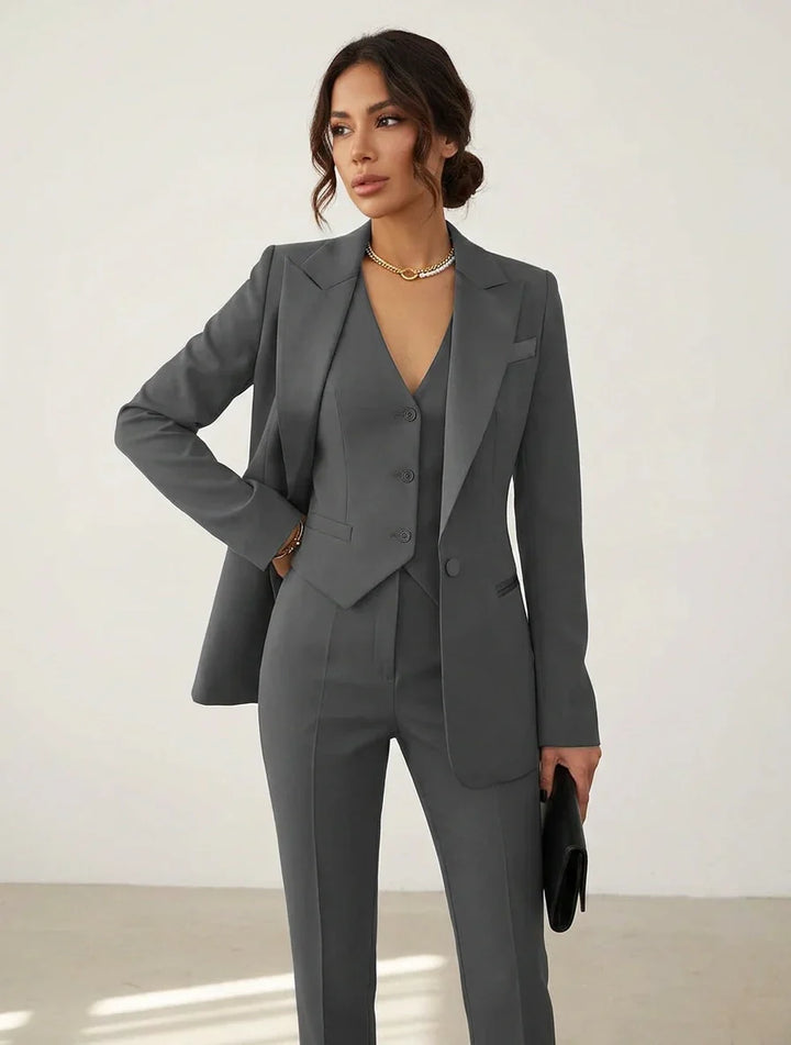 Womens Three Piece Blazer, Waistcoat and Trouser Co Ord