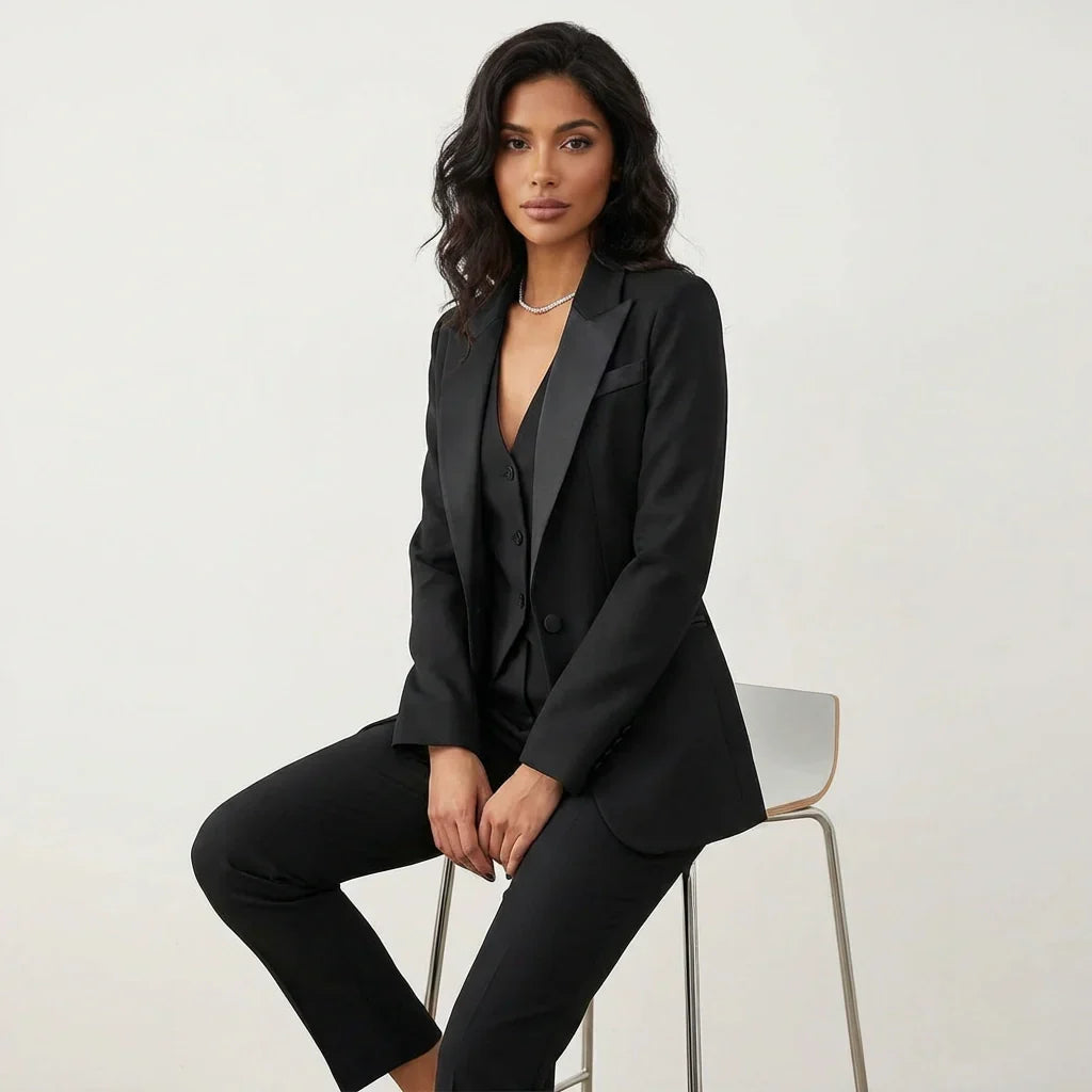 Womens Three Piece Blazer, Waistcoat and Trouser Co Ord
