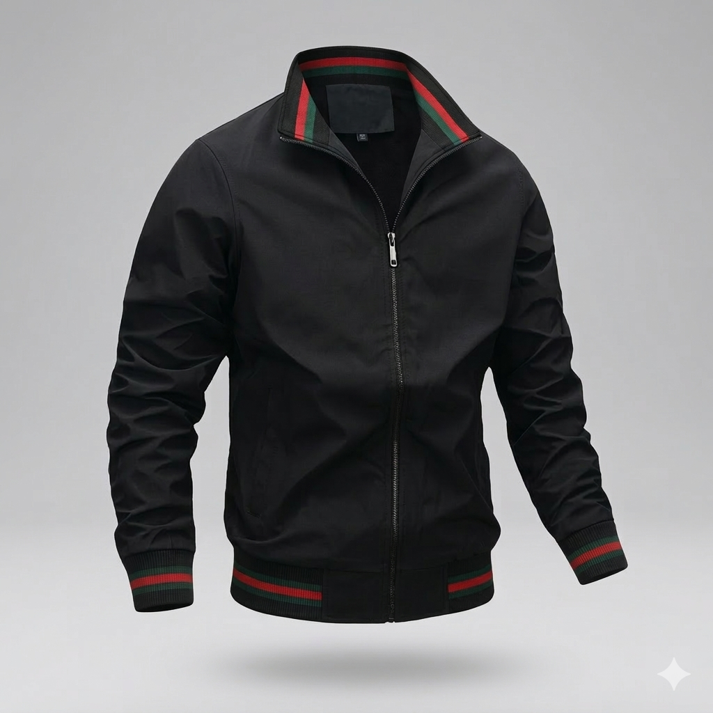 Mens Lightweight Zip Front Jacket