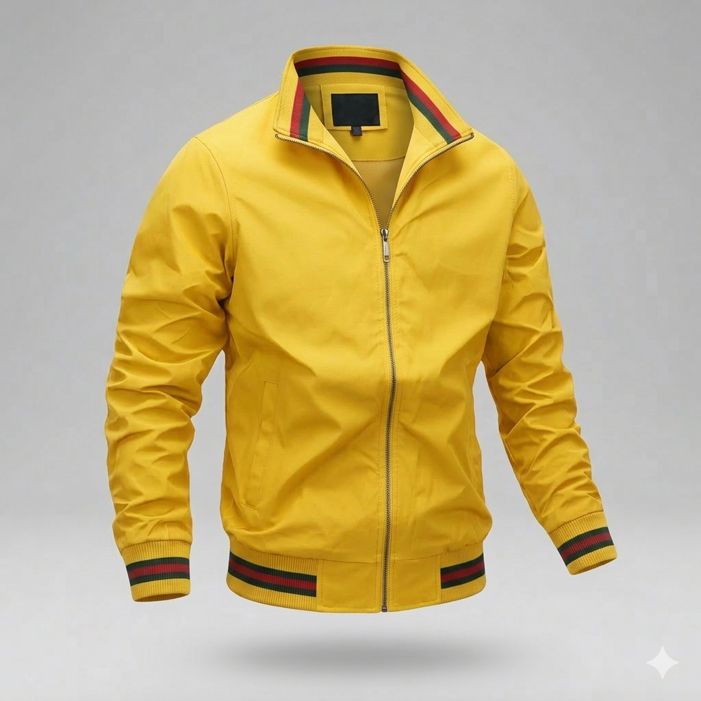 Mens Lightweight Zip Front Jacket