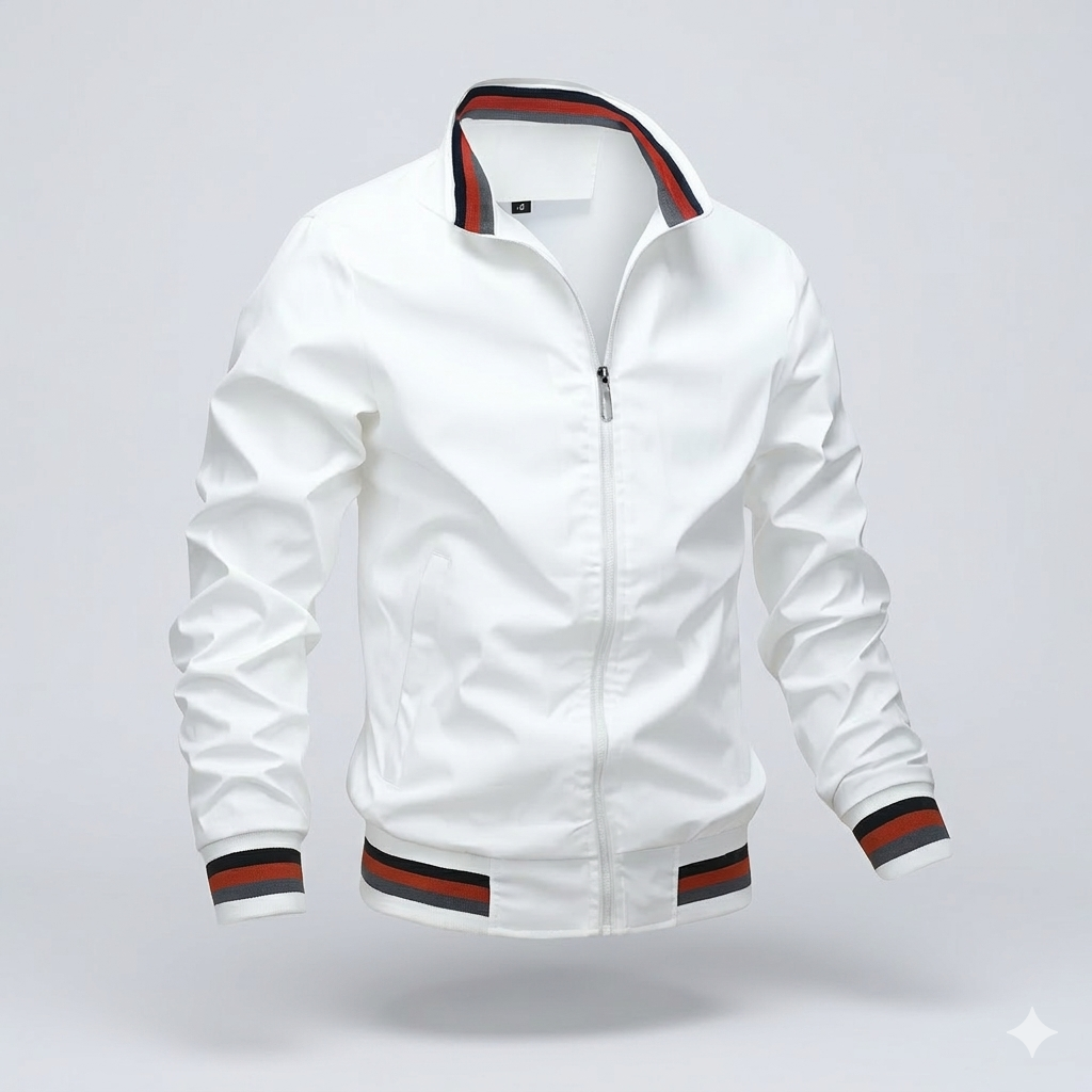 Mens Lightweight Zip Front Jacket