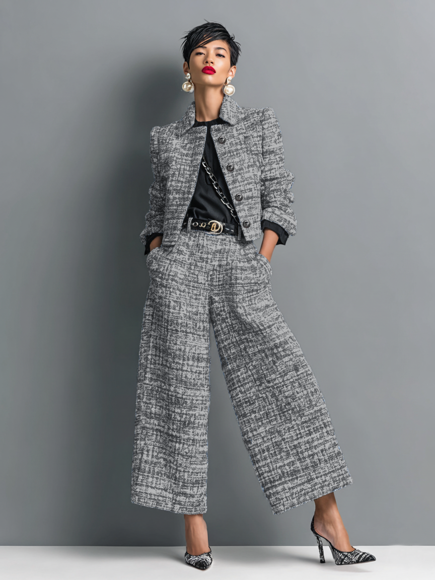 Two Piece Knitted Co Ord Set
