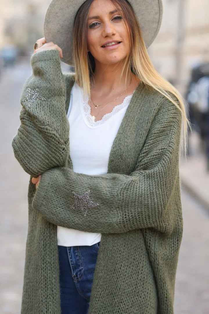 Knitted Long Cardigan