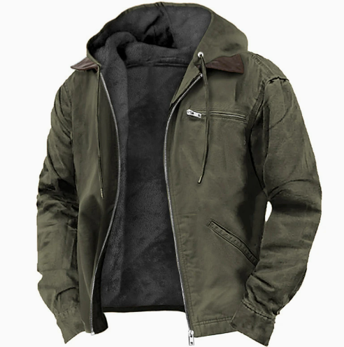 Mens Hooded Outdoor Jacket